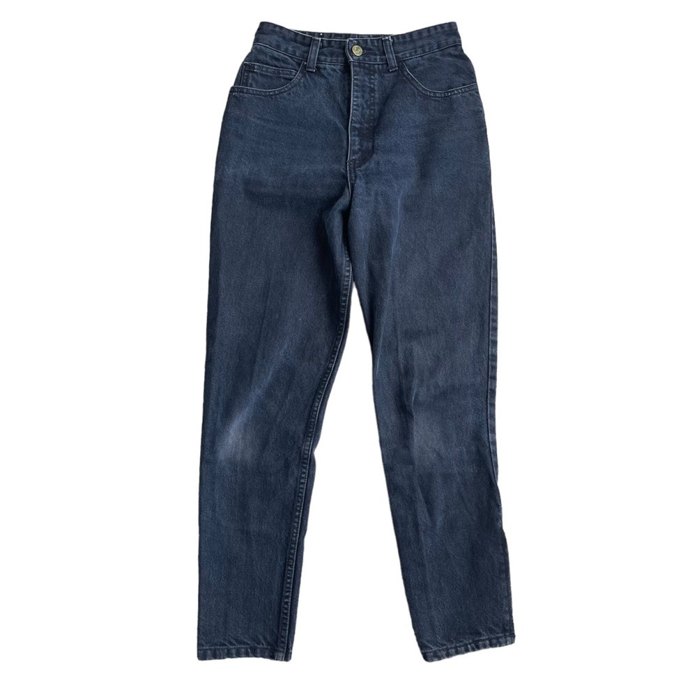 Vintage‎ Guess Women’s High Waisted Taper Leg Black Denim Jeans